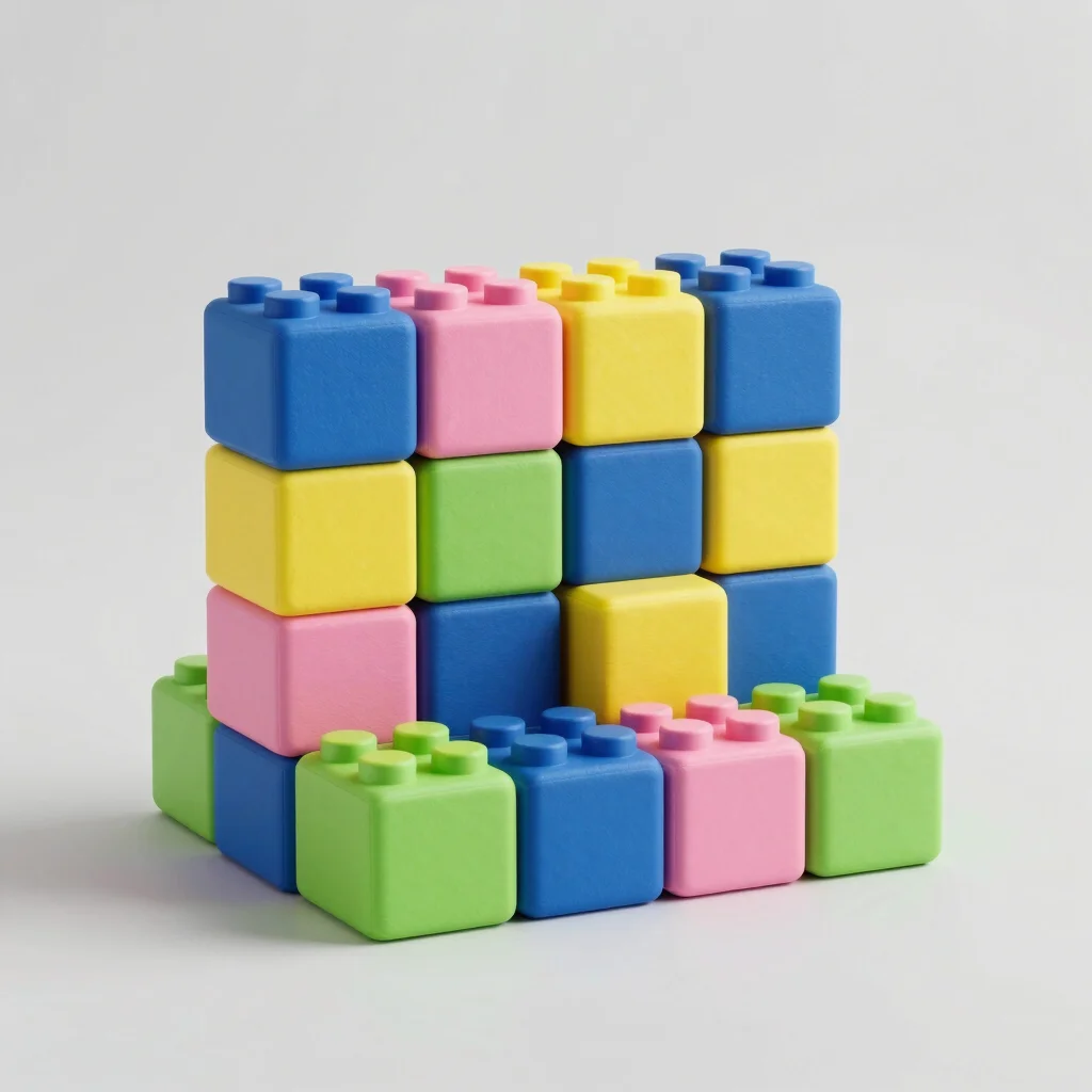 Architectural Soft Building Block Set